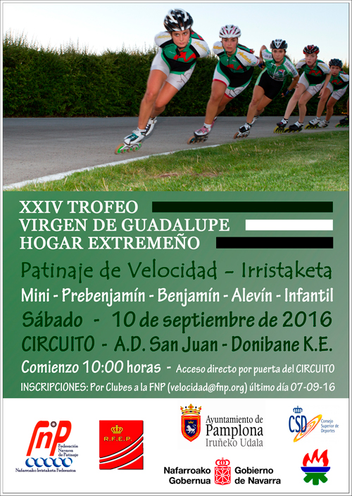 Velocidad - Trofeo Virgen de Guadalupe-Hogar Extreme&ntilde;o